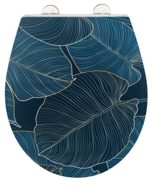 WC-Sitz BIG LEAVES in mehrfarbig aus Materialmix