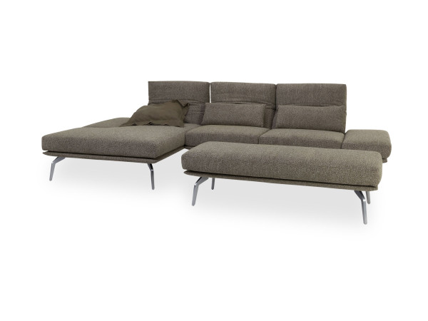 Polsterecke KOINOR FENDO in olive aus Stoff