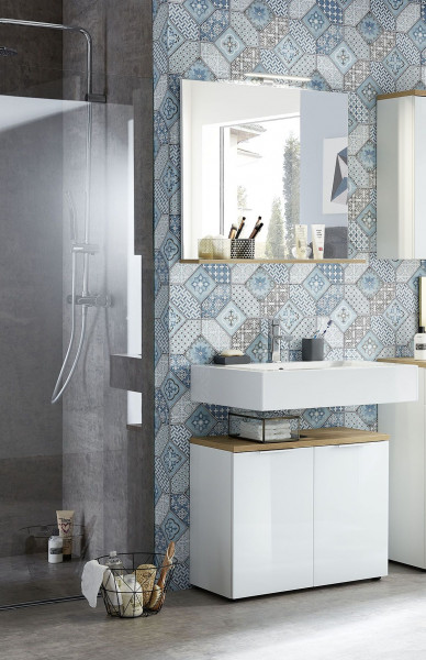Badezimmer HARPER Grömitz in weiß aus Dekor