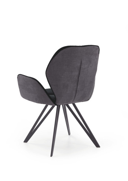 Polsterstuhl CHIANTI in  schwarz, graphit