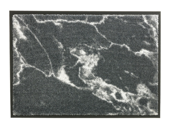 Teppich MIAMI Marmor grau in grau aus Polyamid