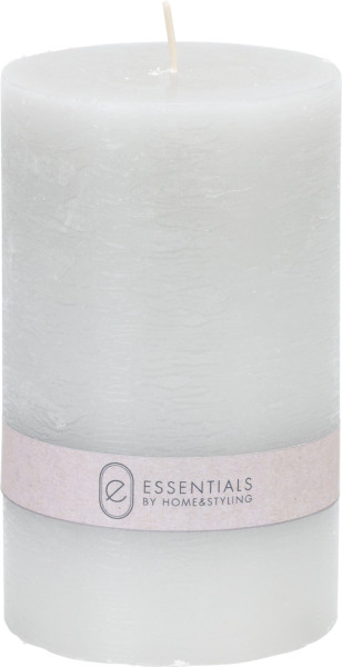 Kerze HARMONY ESSENTIALS grau in grau aus Wachs