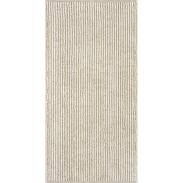 Duschtuch TWO-TONE STRIPE in sand