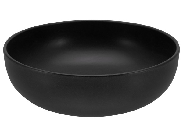 Salatschüssel UNO in schwarz aus Steinzeug