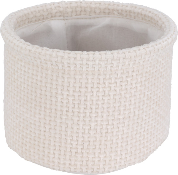Korb TEDDY klein in creme aus Polyester