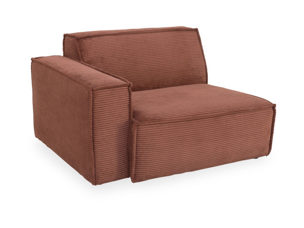 Sofaelement CROSWELL in rusty aus Stoff