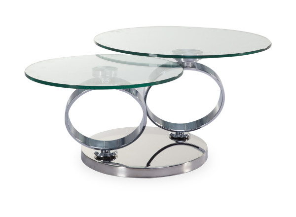 Couchtisch EOLIA in chromfarben