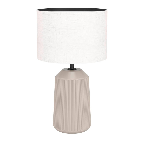 Tischleuchte CAPALBIO in beige aus Keramik