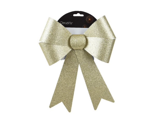 Dekohänger SCHLEIFE gold in goldfarben aus PVC