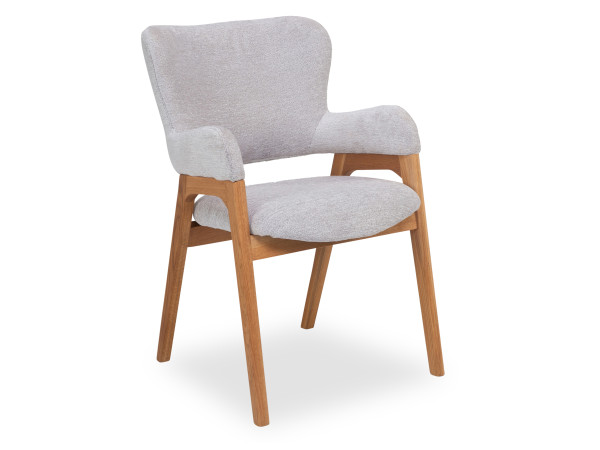 Armlehnstuhl HARPER MANCEY in weiß