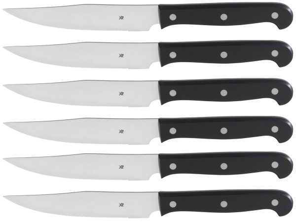 Steakmesser WMF KANSAS in schwarz aus Metall