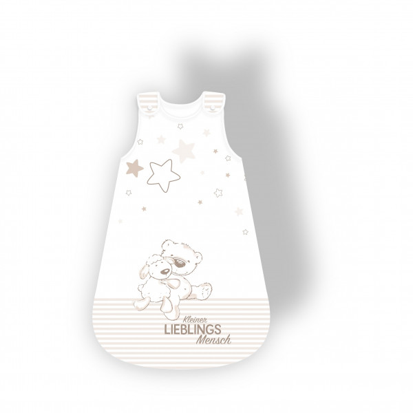 Schlafsack LIEBLINGSMENSCH in mehrfarbig aus Polyester