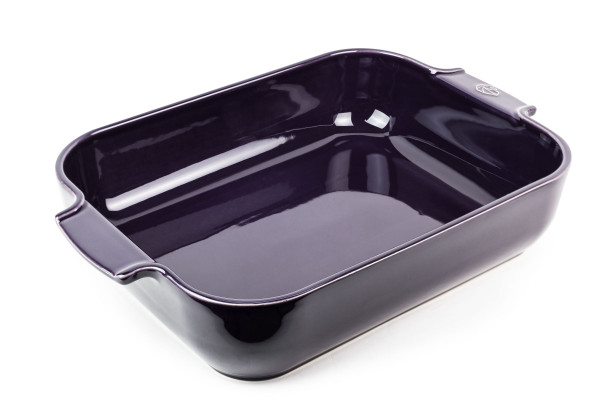 Auflaufform APPOLIA in aubergine aus Steinzeug