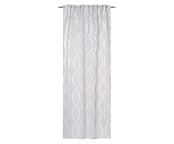 Schlaufenschal ALESSIA silber in silberfarben aus Polyester