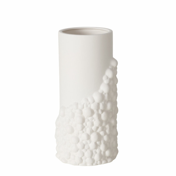 Vase BULE in weiß aus Steingut