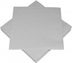 Servietten BASIC silber Servietten BASIC silber