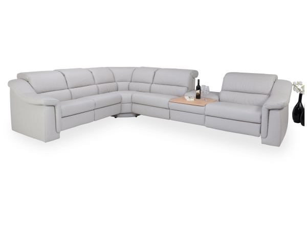 Polsterecke himolla Fürth in beige aus Leder