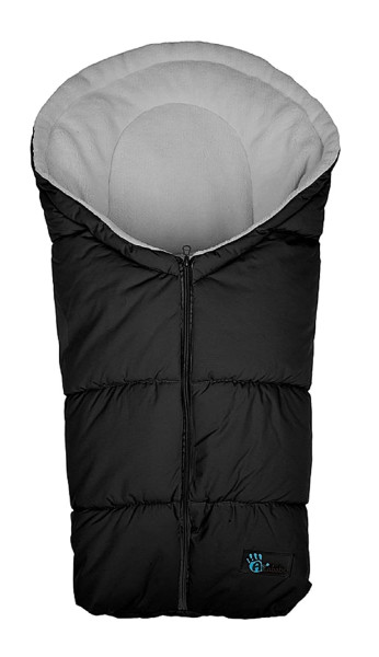 Winterfußsack ACTIVE in schwarz aus Stoff