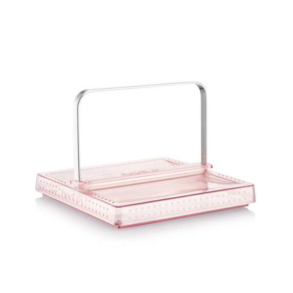 Serviettenhalter bodum BISTRO in rosa aus Glas