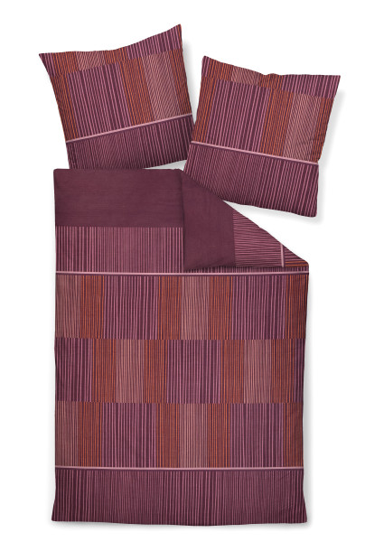 Bettwäsche MOMENTS Mako-Satin aus Baumwolle