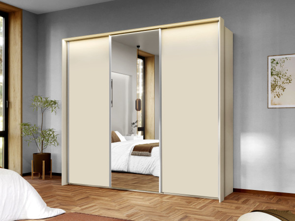 Kleiderschrank HARPER RAFHA in champagner aus Dekor