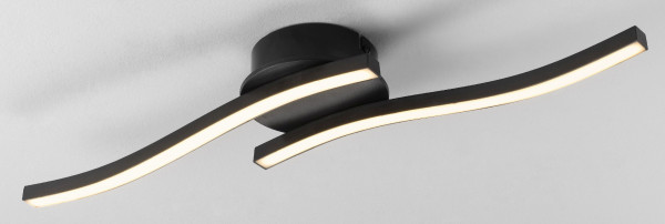 Deckenleuchte JESPER in schwarz aus Kunststoff