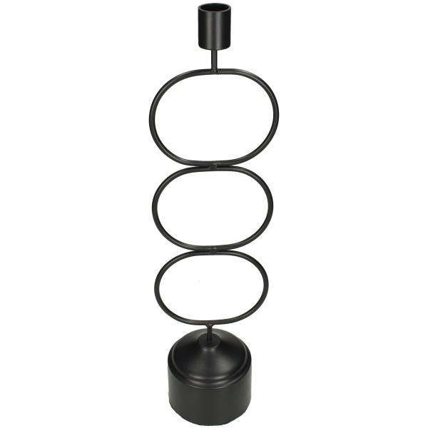 Kerzenhalter STICK BLACK in schwarz aus Metall