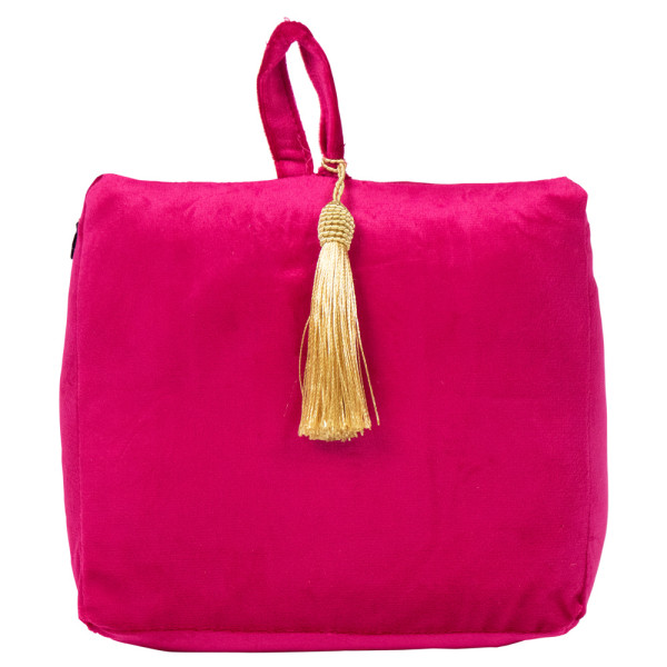 Türstopper SAMT in Fuchsia aus Polyester