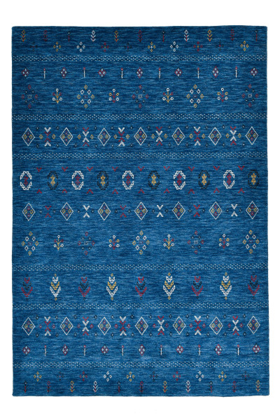 Teppich LORI PRIME ZO-5030-21 in hellblau aus Schurwolle