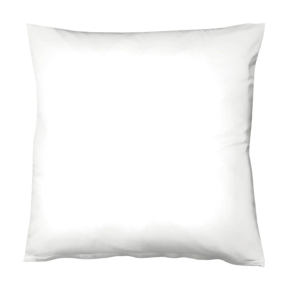 Kissenhülle COLOURS Satin in weiß aus Baumwolle