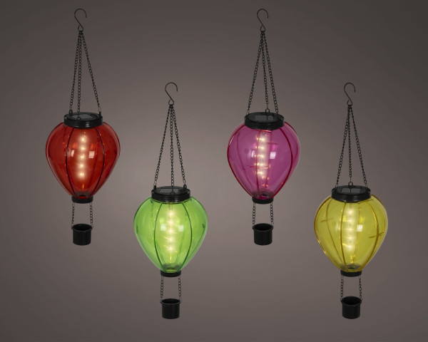 Laterne SOLAR BALLON in mehrfarbig aus Kunststoff