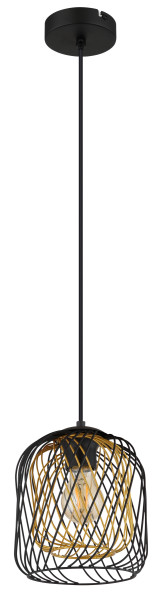 Hängeleuchte DICHTI in schwarz aus Metall