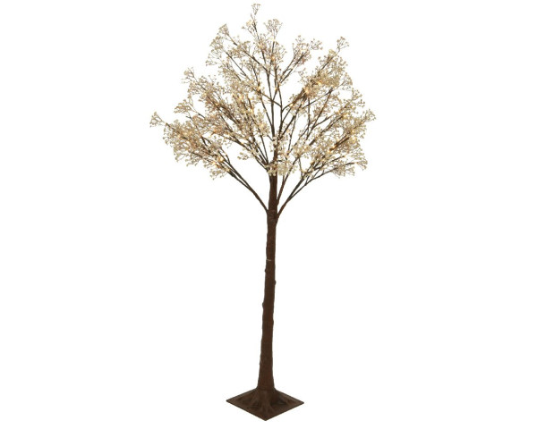 Weihnachtsbaum LED FLOWER in braun aus Kunststoff