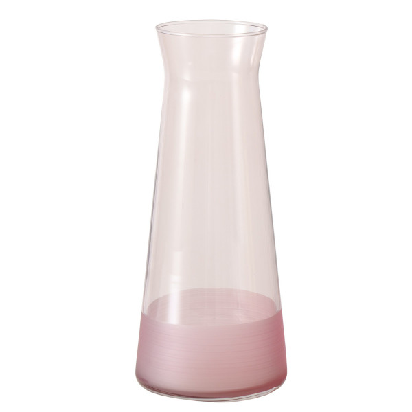 Karaffe MOLUNA in rosa aus Glas