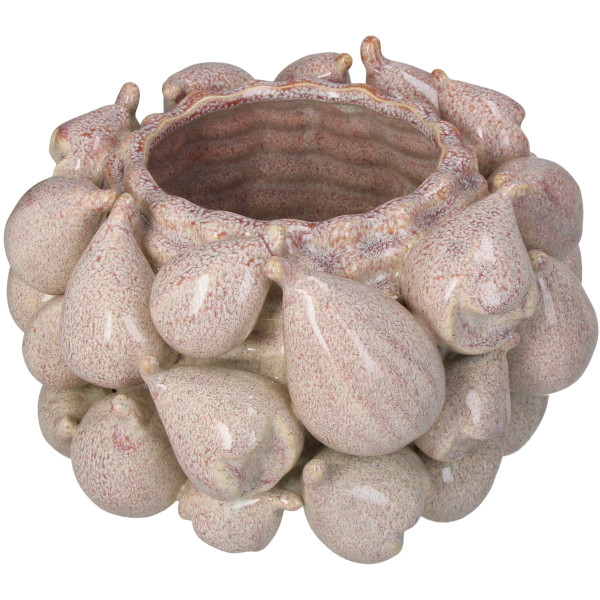 Übertopf PEAR in rose aus Keramik