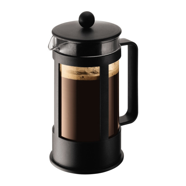 Kaffeebereiter Bodum KENYA in schwarz aus Materialmix