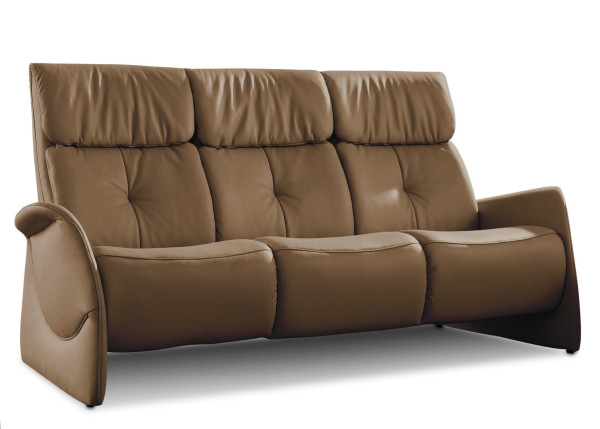 Sofa 3 Sitzer MONDO VARIA 4794 in braun aus Leder