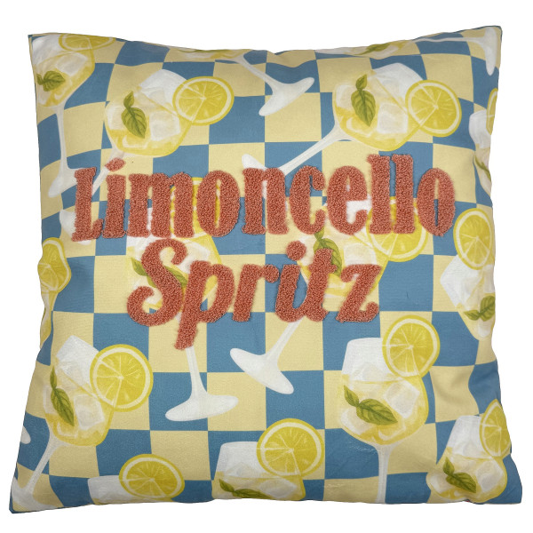Kissen LIMONCELLO in gelb aus Polyester