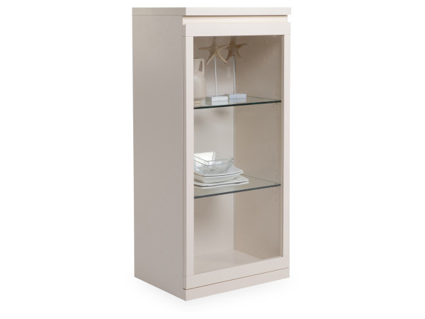 Vitrine ARENA AXOR in creme aus Lack