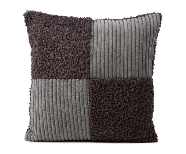 Kissen ANORA anthrazit in anthrazit aus Polyester