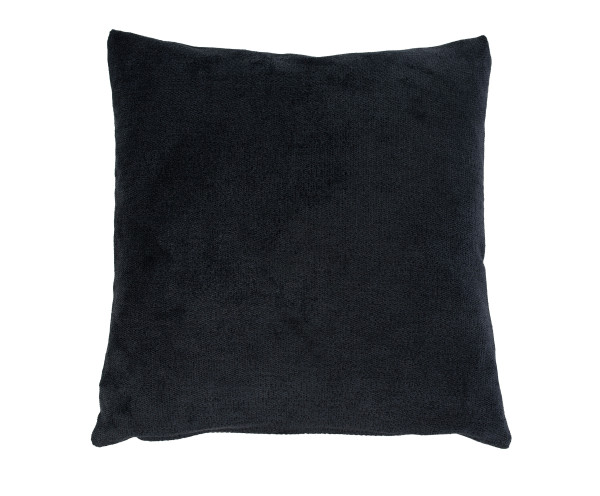 Kissenhülle MURI schwarz in schwarz aus Mischgewebe