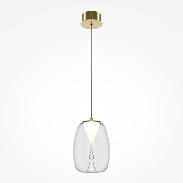 Pendelleuchte SPLASH in goldfarben aus Aluminium