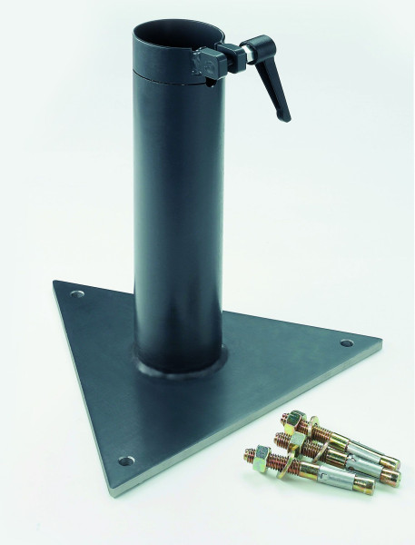 Montageplatte doppler TELESTAR in grau aus Metall