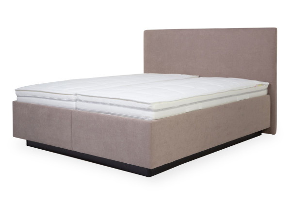 Polsterbett Elastoform OSKAR in taupe aus Stoff