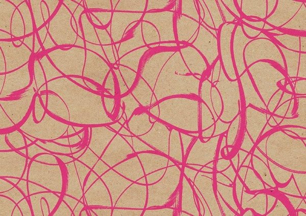 Geschenkpapier KRAFT MODERN in beige aus Papier