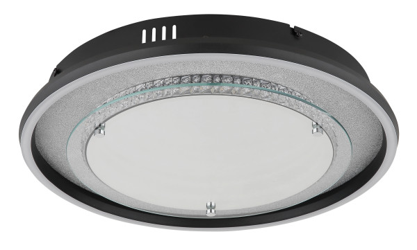 Deckenleuchte MIRRORA in schwarz aus Aluminium