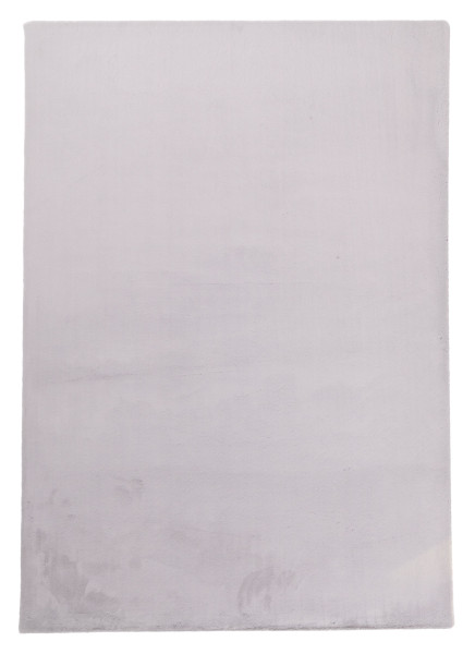 Teppich PLUSH hellgrau in grau aus Polyester