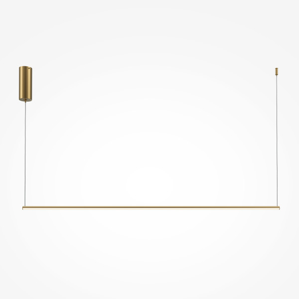 Pendelleuchte HALO in messingfarben aus Aluminium