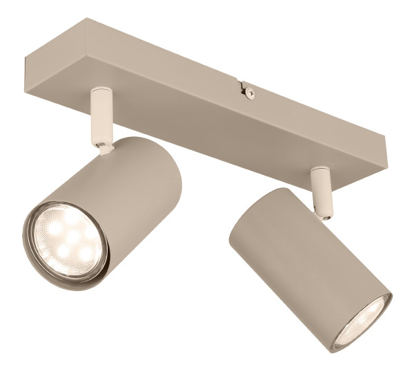 Deckenstrahler ROBBY in sand aus Metall