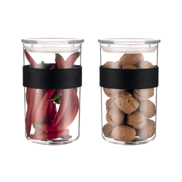Vorratsglas-Set Bodum PRESSO in transparent aus Kunststoff